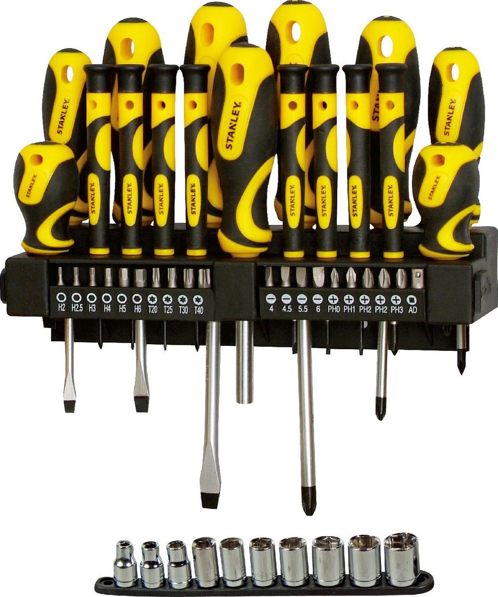 STANLEY Schroevendraaierset 47-delig - STHT0-62146