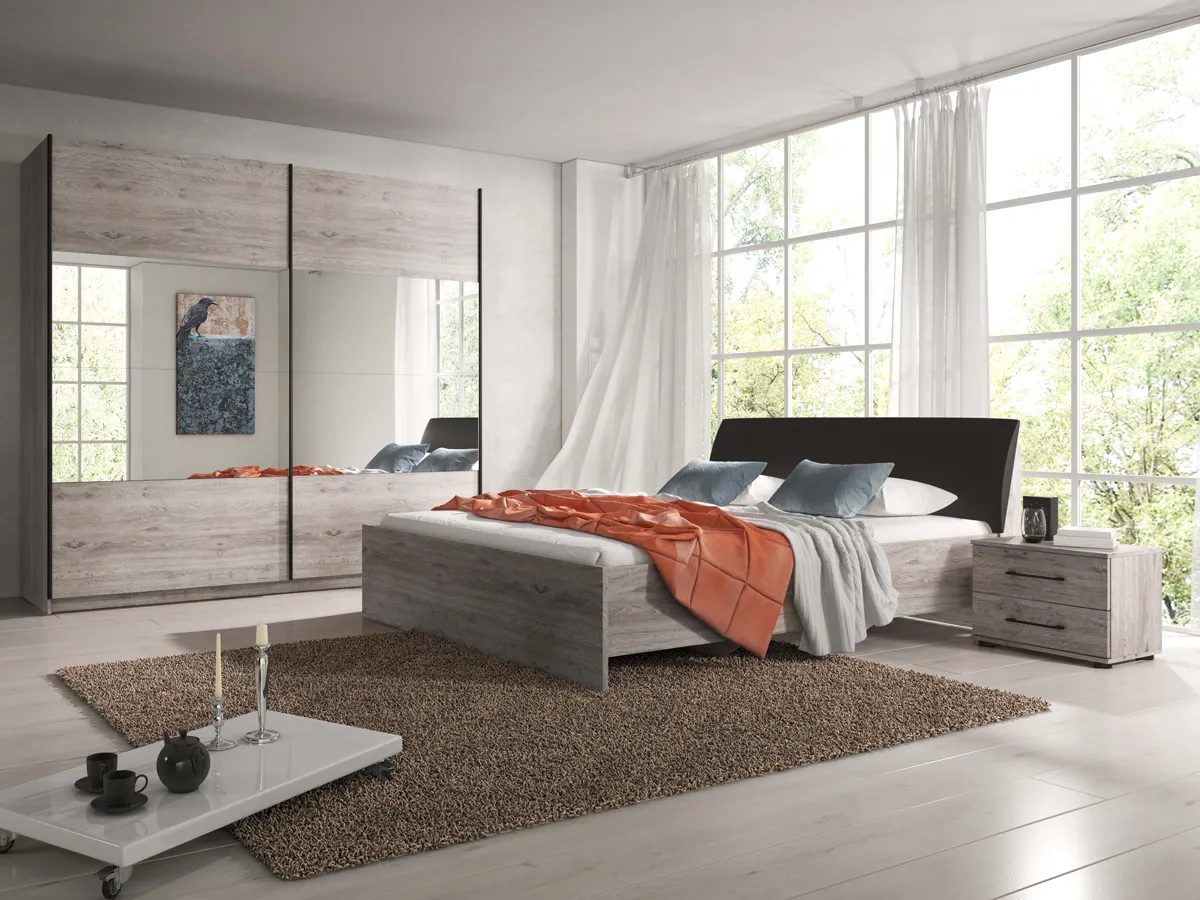 Slaapkamer Tiffany - met kleerkast 225cm